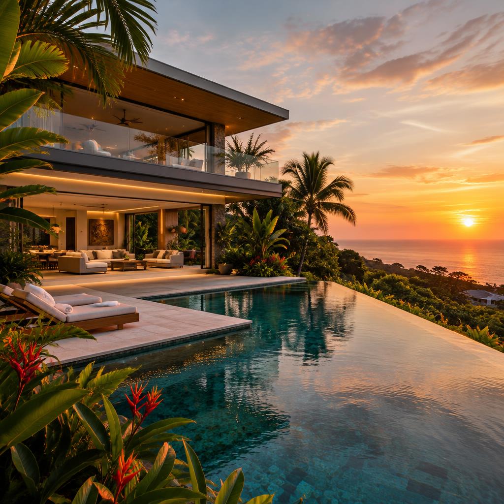 Casa moderna com piscina